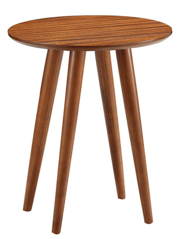 Boraam Varberg Side Table Zebra Series (Rich Walnut)