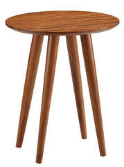 Boraam Varberg Side Table Zebra Series (Rich Walnut)