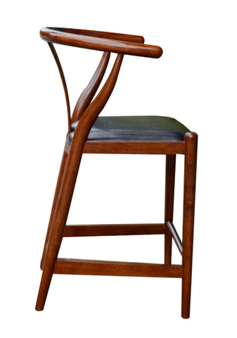 Boraam 24" Wishbone Counter Stool (Cherry, Cappuccino & Walnut)
