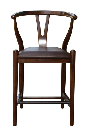 Boraam 29" Wishbone Bar Stool (Cherry, Cappuccino & Walnut)