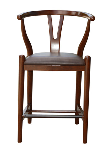 Boraam 24" Wishbone Counter Stool (Cherry, Cappuccino & Walnut)
