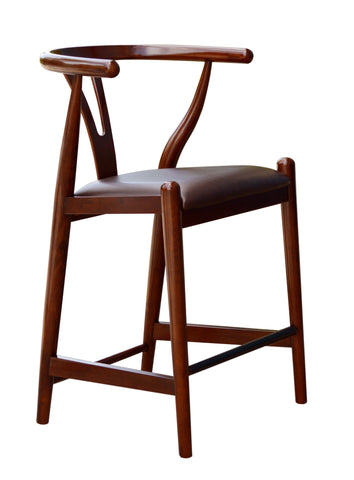 Boraam 29" Wishbone Bar Stool (Cherry, Cappuccino & Walnut)