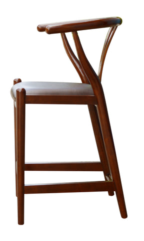 Boraam 29" Wishbone Bar Stool (Cherry, Cappuccino & Walnut)