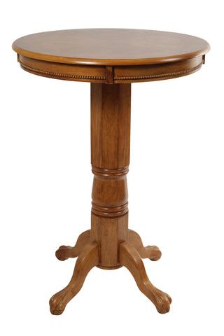 Boraam Florence Pub Table (Black, Brandy, Cappuccino, Cherry, English Tudor, Fruitwood, Oak, Walnut & White)