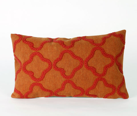 Trans Ocean Visions II Collection 4132/17 CROCHET TILE ORANGE