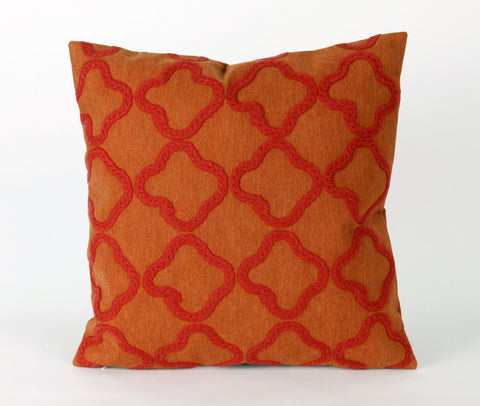 Trans Ocean Visions II Collection 4132/17 CROCHET TILE ORANGE