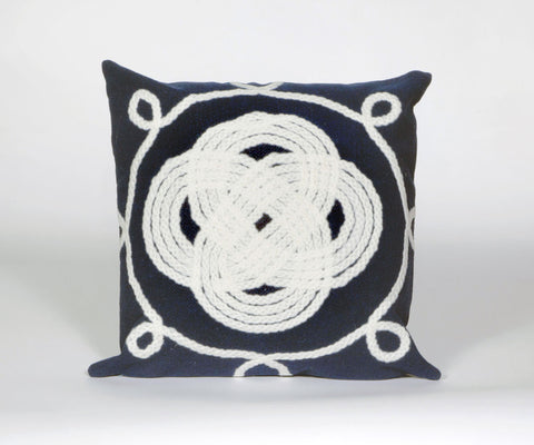 Trans Ocean Visions II Collection 4143/33 ORNAMENTAL KNOT NAVY