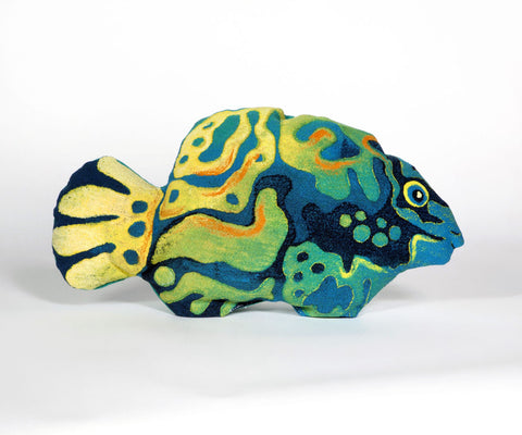 Trans Ocean Cutting Edge III Collection 4181/03 MANDARIN FISH BLUE