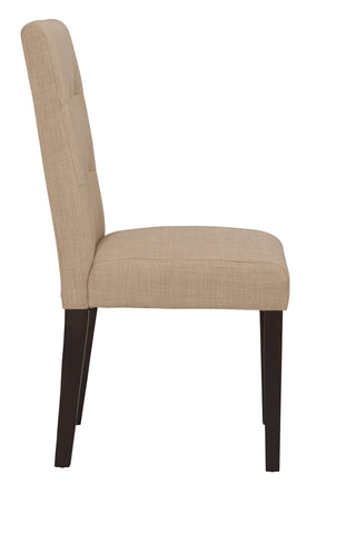 Boraam Lyon Parson Dining Chair set of 2 (Black, Brown, Khaki & White)
