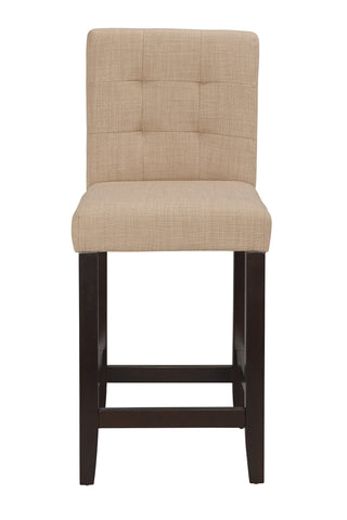 Boraam 24" Lyon Parson Counterstool set of 2 (Black, Brown, Khaki & White)