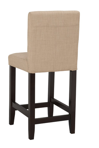 Boraam 24" Lyon Parson Counterstool set of 2 (Black, Brown, Khaki & White)