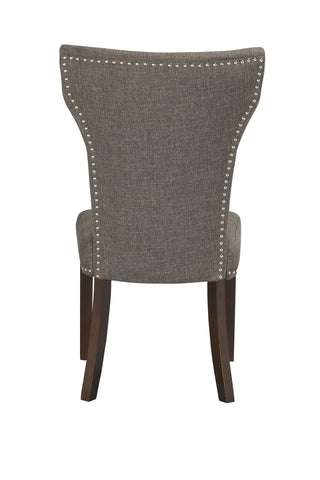 Boraam Monaco Parson Dining Chair set of 2 (Oatmeal, Steel-Gray & White-Sand)