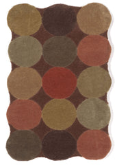 Trans Ocean Amalfi Collection 1958/19 CIRCLES TEAK