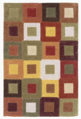 Trans Ocean Amalfi Collection 1966/27 SQUARE IN SQUARE AUTUM