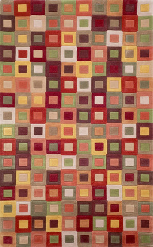 Trans Ocean Amalfi Collection 1966/27 SQUARE IN SQUARE AUTUM