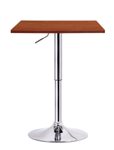Boraam Luta Adjustable Pub Table (Walnut & White)