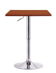 Boraam Luta Adjustable Pub Table (Walnut & White)