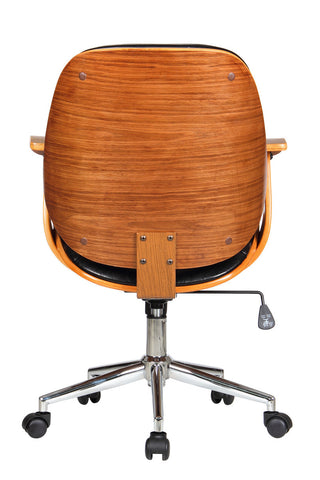 Boraam Rigdom Desk Chair (Black & Brown)