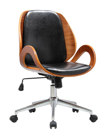 Boraam Riko Desk Chair (Black & Brown)