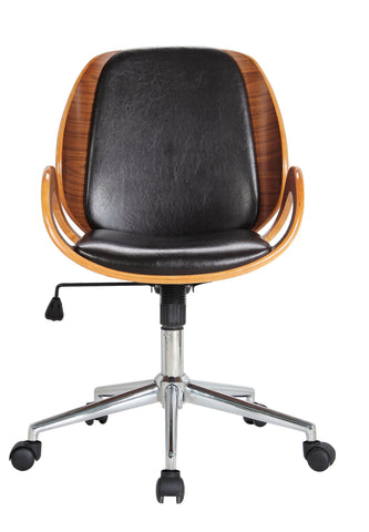 Boraam Riko Desk Chair (Black & Brown)