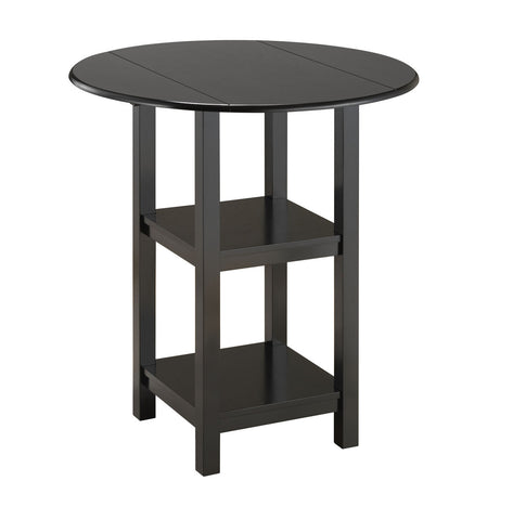 Boraam Powellton Double Drop Leaf Pub Table (Black, Cappuccino & Cherry)