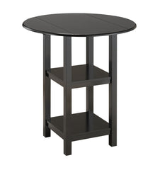 Boraam Powellton Double Drop Leaf Pub Table (Black, Cappuccino & Cherry)