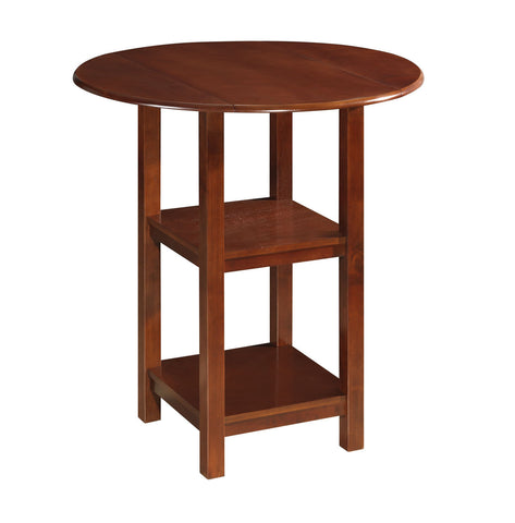 Boraam Powellton Double Drop Leaf Pub Table (Black, Cappuccino & Cherry)