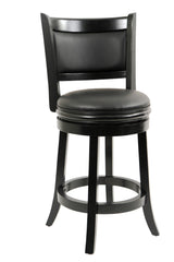Boraam 24" Augusta Swivel Stool (Black, Cappuccino & Cherry)