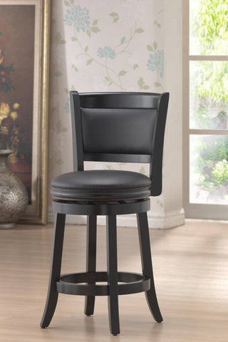 Boraam 24" Augusta Swivel Stool (Black, Cappuccino & Cherry)