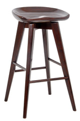 Boraam 29" Bali Swivel Stool (Cappuccino, Walnut & Natural)