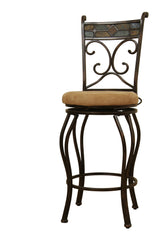 Boraam 24" Beau Swivel Stood (Black/Gold)
