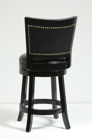 Boraam 24" Bristol Swivel Stool (White, Black, Cappuccino & Cherry)