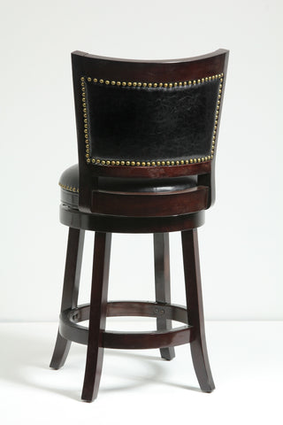 Boraam 24" Bristol Swivel Stool (White, Black, Cappuccino & Cherry)