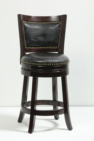 Boraam 29" Bristol Swivel Stool (White, Black, Cappuccino & Cherry)