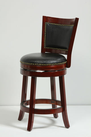 Boraam 29" Bristol Swivel Stool (White, Black, Cappuccino & Cherry)