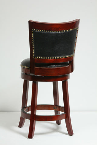 Boraam 29" Bristol Swivel Stool (White, Black, Cappuccino & Cherry)