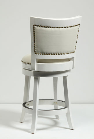 Boraam 29" Bristol Swivel Stool (White, Black, Cappuccino & Cherry)