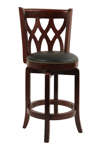 Boraam 24" Cathedral Swivel Stool (ES Cherry & Cherry)