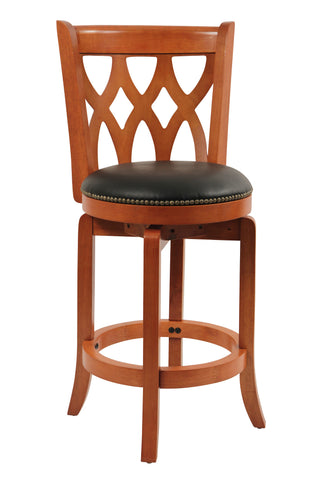 Boraam 24" Cathedral Swivel Stool (ES Cherry & Cherry)