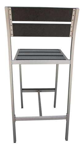 Boraam Fresca Polylumber 29in Barstool set of 2  (Gray Stain Polylumber)