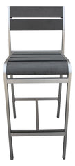 Boraam Fresca Polylumber 29in Barstool set of 2  (Gray Stain Polylumber)