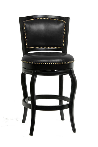Boraam 29" Harris Memory Swivel Stool (Black, Cappuccino & Cherry)