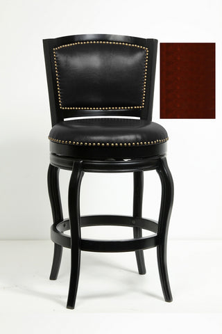 Boraam 29" Harris Memory Swivel Stool (Black, Cappuccino & Cherry)