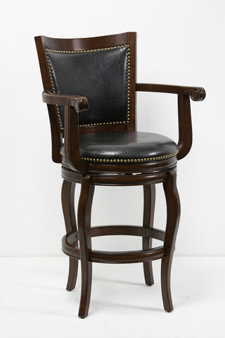Boraam 29" Jones Memory Swivel Stool (Black, Cappuccino & Cherry)
