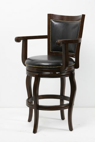 Boraam 29" Jones Memory Swivel Stool (Black, Cappuccino & Cherry)