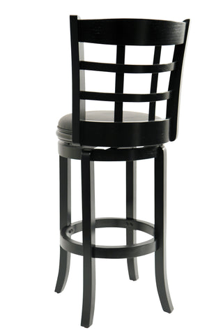 Boraam 29" Kyoto Swivel Stool (Cherry & Black)
