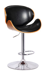 Boraam Osa Adjustable Swivel Stool (Black & White)