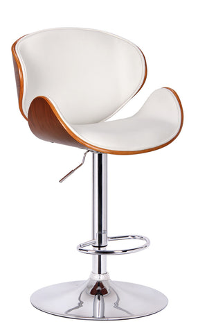 Boraam Osa Adjustable Swivel Stool (Black & White)