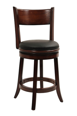 Boraam 29" Palmetto Swivel Stool (Chestnut, English Tudor, Fruitwood, Walnut & Brandy)