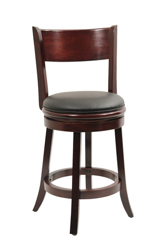 Boraam 29" Palmetto Swivel Stool (Chestnut, English Tudor, Fruitwood, Walnut & Brandy)